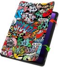 Чехол-книжка BeCover Flexible TPU Mate для Samsung Galaxy Tab S9 (SM-X710/SM-X716)/S9 FE (SM-X510/SM-X516B) Graffiti (712534)