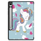 Чехол-книжка BeCover Flexible TPU Mate для Samsung Galaxy Tab S9 (SM-X710/SM-X716)/S9 FE (SM-X510/SM-X516B) Unicorn (712536)