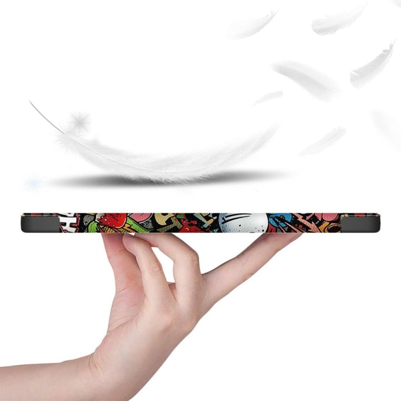 Чехол-книжка BeCover Flexible TPU Mate для Samsung Galaxy Tab S9 (SM-X710/SM-X716)/S9 FE (SM-X510/SM-X516B) Graffiti (712534)
