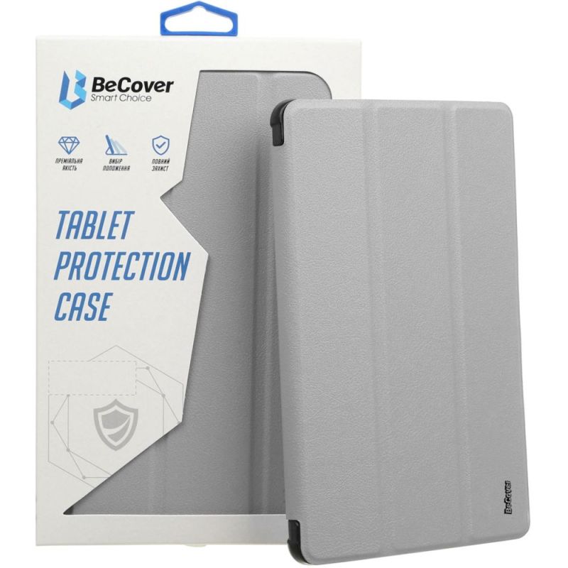 Чохол-книжка BeCover Soft Edge TPU для Xiaomi Redmi Pad SE 8.7 Gray (712568)