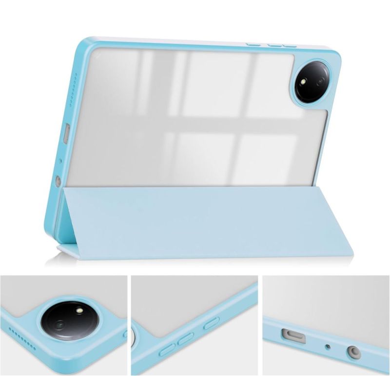 Чехол-книжка BeCover Soft Edge TPU для Xiaomi Redmi Pad SE 8.7 Light Blue (712569)