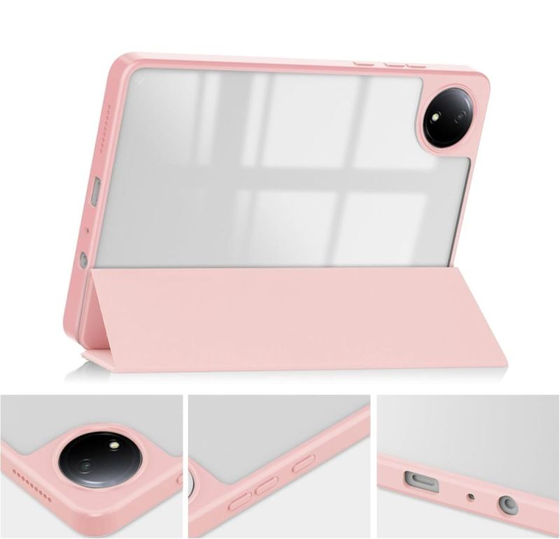 Чехол-книжка BeCover Soft Edge TPU для Xiaomi Redmi Pad SE 8.7 Pink (712570)
