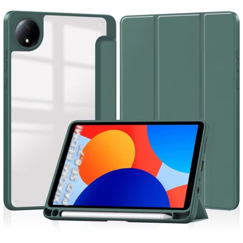 Чехол-книжка BeCover Soft Edge TPU для Xiaomi Redmi Pad SE 8.7 Dark Green (712566)