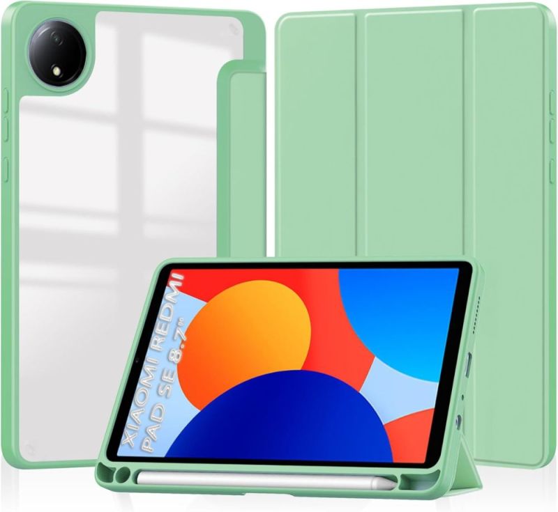 Чехол-книжка BeCover Soft Edge TPU для Xiaomi Redmi Pad SE 8.7 Green (712567)