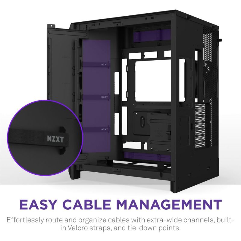 Корпус NZXT H9 Flow Black без БП (CM-H92FB-01)