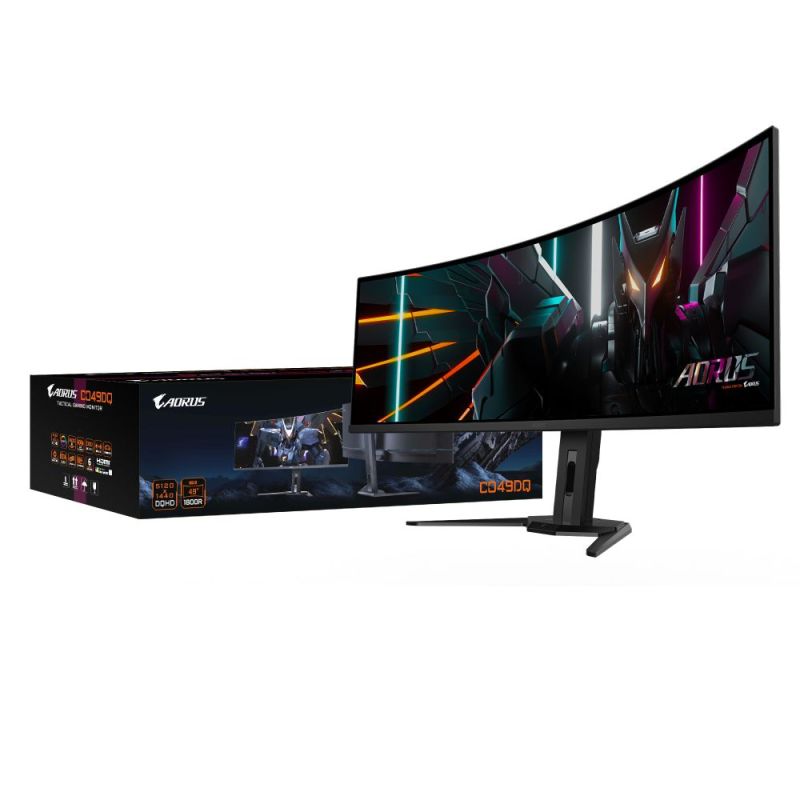 Монитор Gigabyte 49" Aorus OLED Black Curved 144Hz (CO49DQ)