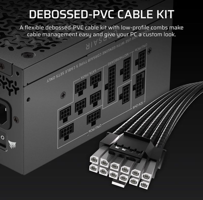 Блок живлення Corsair RM850x Shift ATX 3.1 850W (CP-9020299-EU)