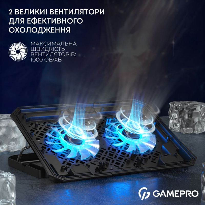 Охолоджуюча підставка для ноутбука GamePro (CP350)
