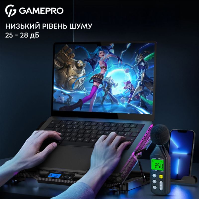 Охолоджуюча підставка для ноутбука GamePro (CP560)