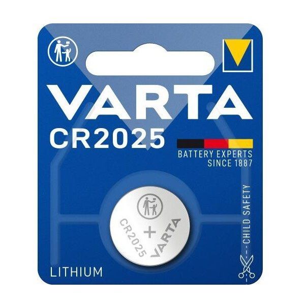 Батарейка Varta Lithium CR2025 BL 1шт (CR2025 1BL)