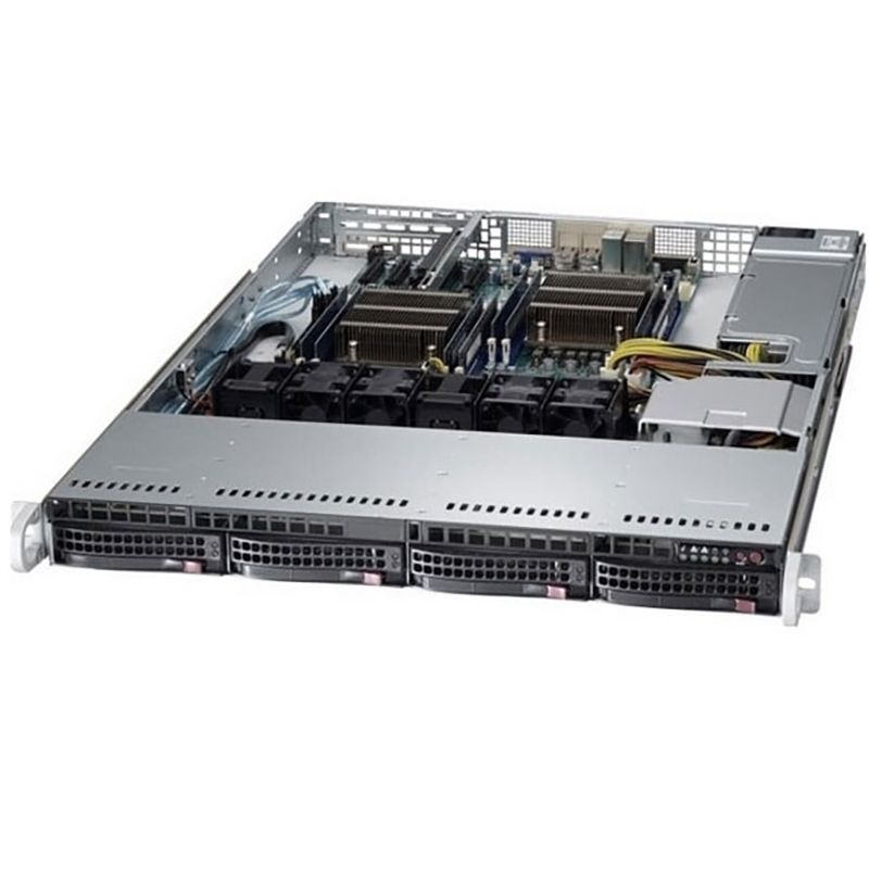 Корпус Supermicro 1U (CSE-813MFTQC-350CB2)