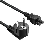Кабель живлення ColorWay CEE7/7-C5, 1 м, Black (CW-CBP084-BK)