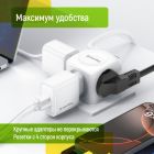 Розгалужувач ColorWay 4 розетки White (CW-CHE4W)