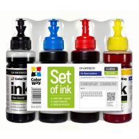 Комплект чорнил ColorWay Epson L100/L200 BK/С/M/Y (ColorWay-EW101SET01) 4*100мл (CW-EW101SET01)