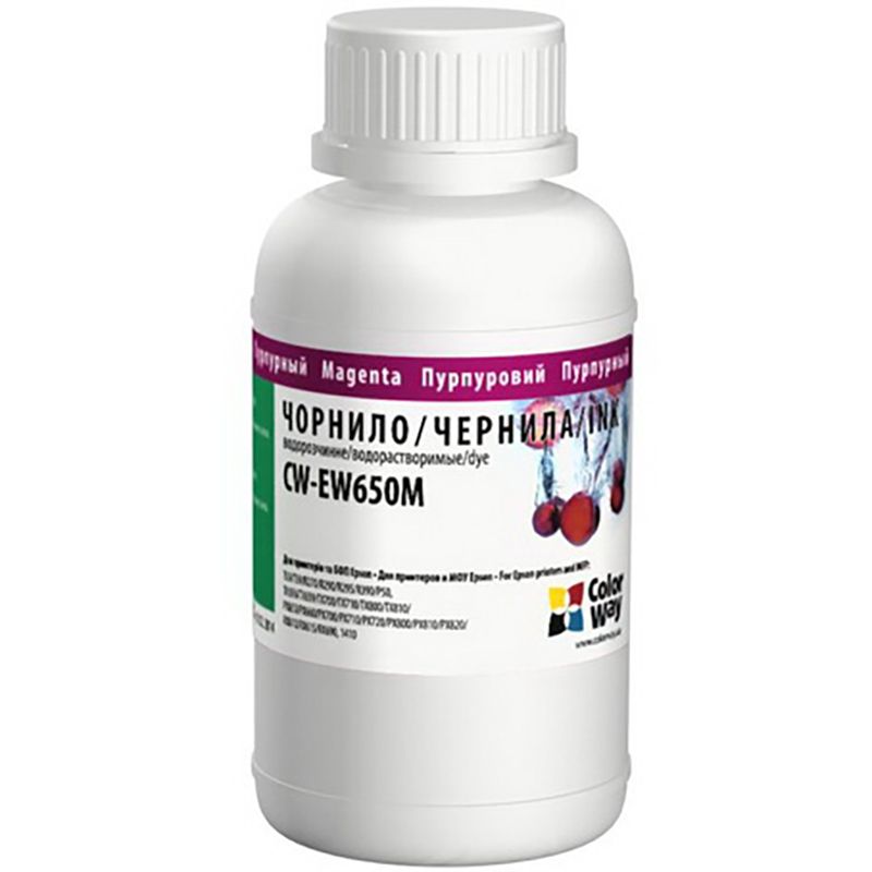 Чернила ColorWay EPSON TX650 (Magenta) 200мл (CW-EW650M02)
