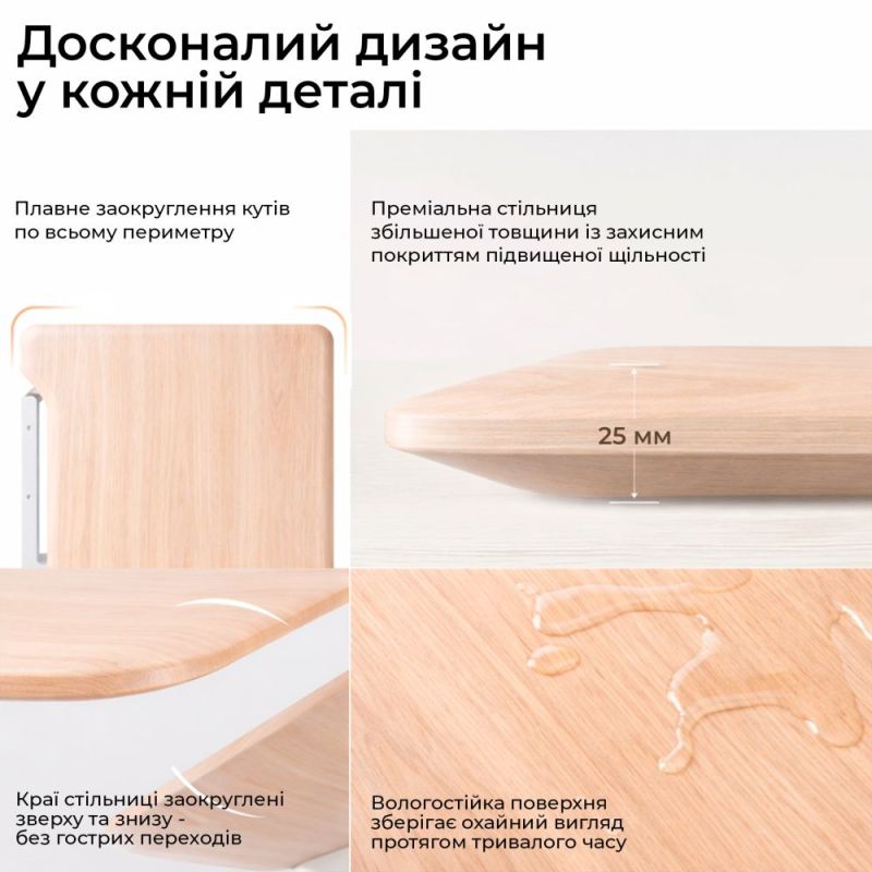 Комп`ютерний стіл Sihoo D07 Maple/White (D07B-102/D07J-102-AB)