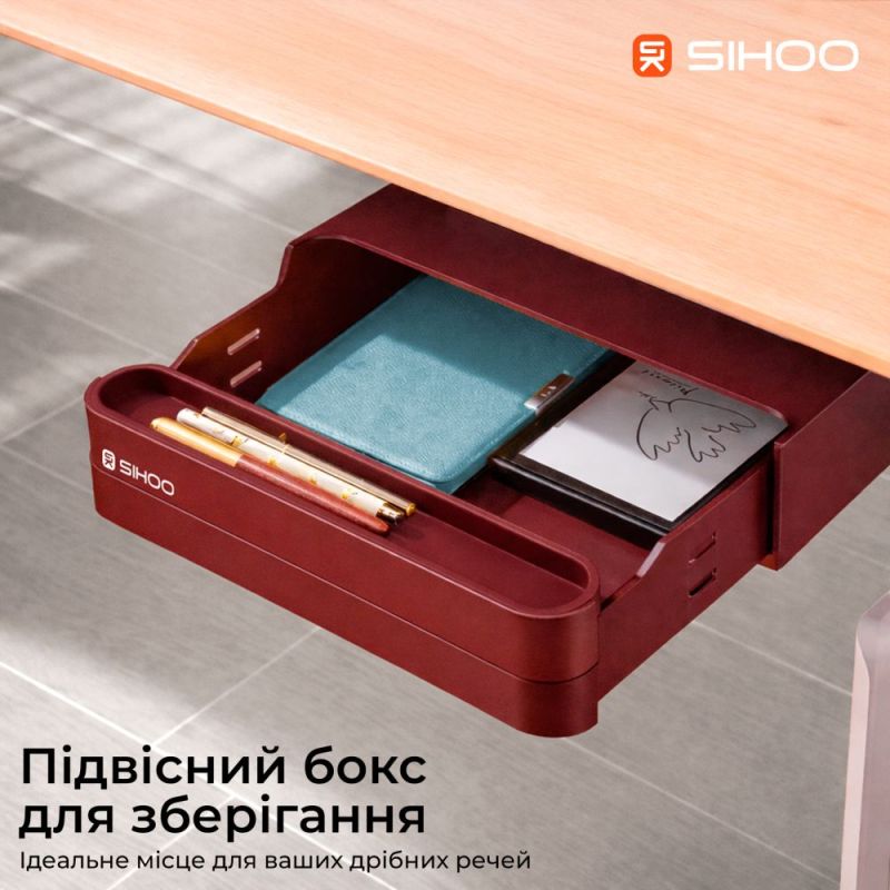 Комп`ютерний стіл Sihoo D07 Maple/White (D07B-102/D07J-102-AB)