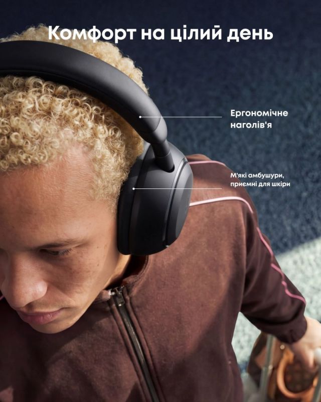 Bluetooth-гарнитура Anker SoundCore Space 2 Black (D1402G11)