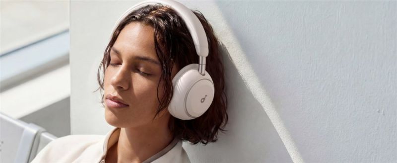 Bluetooth-гарнітура Anker SoundCore Space 2 White (D1402G21)
