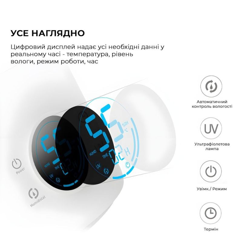 Зволожувач повітря Deerma (DEM-F628S_)