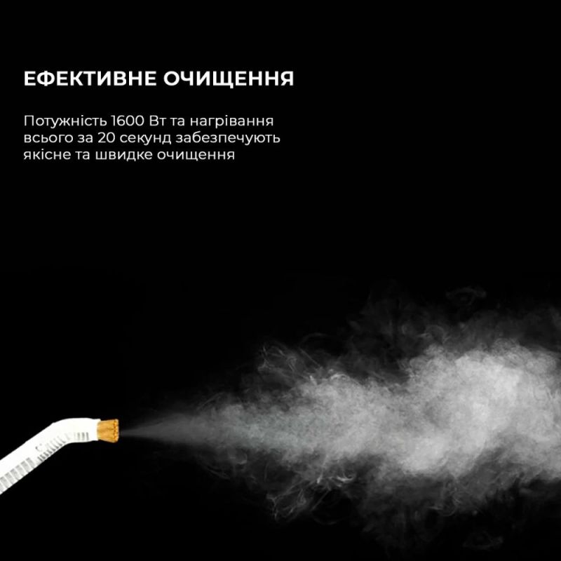 Пароочисник Deerma Multi-function Steam Cleaner 1600W White (DEM-ZQ610)_ (DEM-ZQ610_)