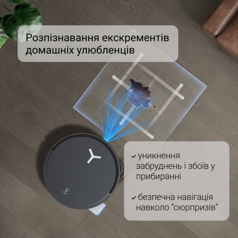 Робот-пилосос Ecovacs Deebot X8 Pro Omni (DEX56) Black (DEX56 BLACK - Х8)