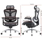 Крісло офісне Sihoo Doro C300 Pro Mesh Black (DORO-C300-PRO-M101)