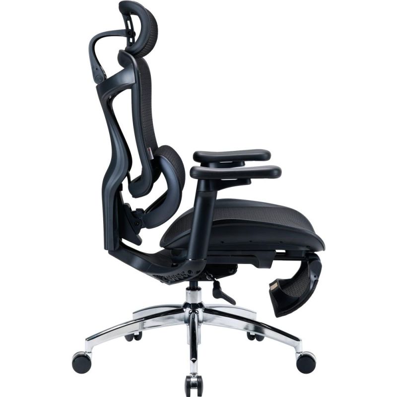 Крісло офісне Sihoo Doro C300L Mesh Black with footrest (Doro-C300L-A3-101-JT) (DORO-C300L-A3-101-JT)