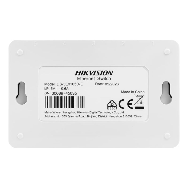 Комутатор Hikvision (DS-3E0105D-E)
