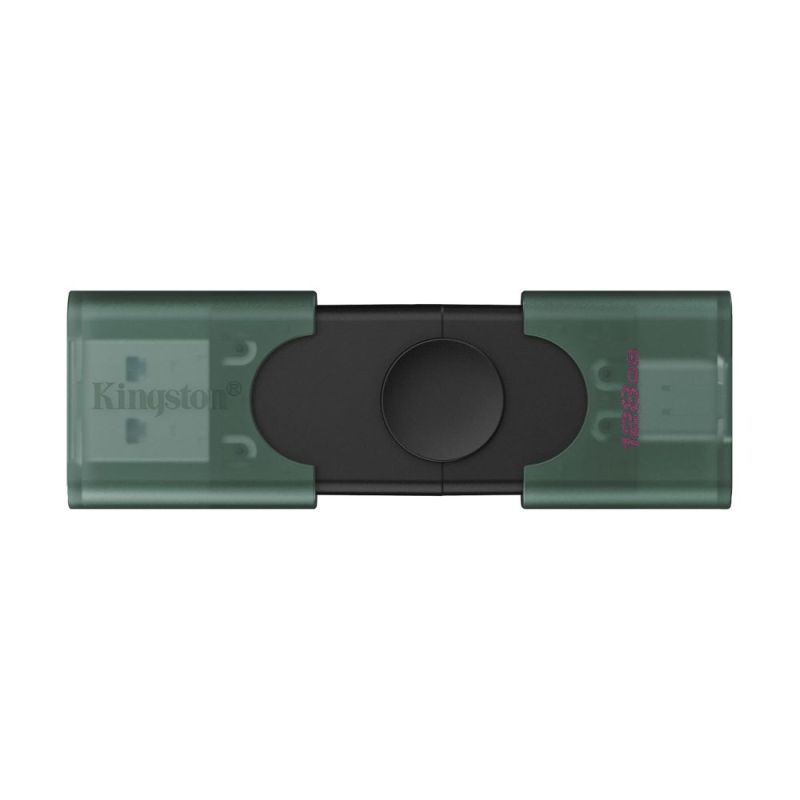Флеш-накопичувач USB3.2 128GB Type-C Kingston DataTraveler Duo Green (DTDEG2/128GB)