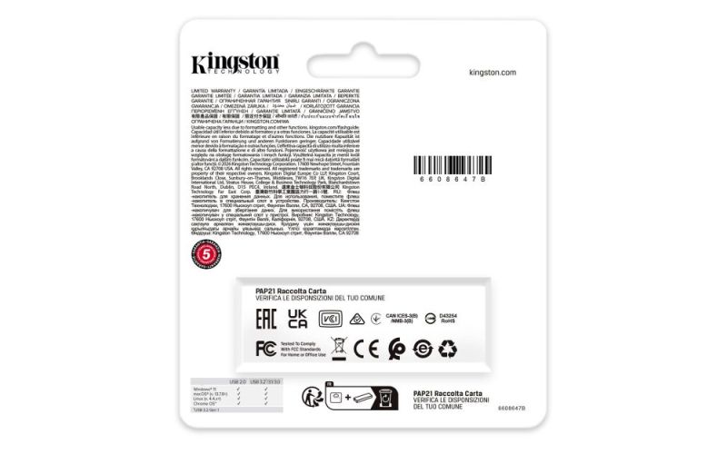 Флеш-накопичувач USB3.2 256GB Kingston DataTraveler Exodia Black (DTXG2/256GB)