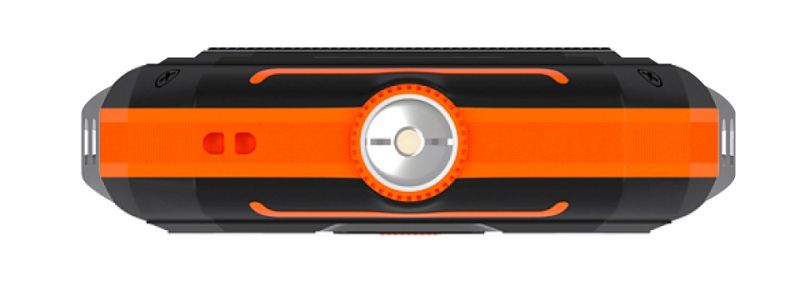 Мобiльний телефон Ergo E283 Dual Sim Black Orange (E283 Black Orange)