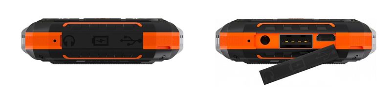 Мобiльний телефон Ergo E283 Dual Sim Black Orange (E283 Black Orange)