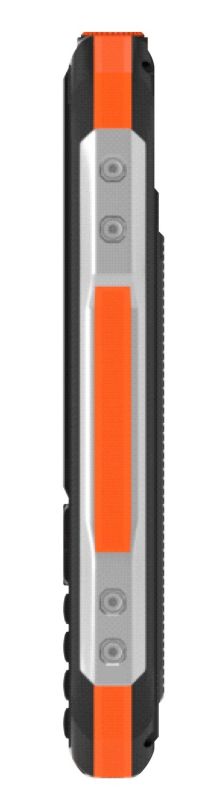 Мобiльний телефон Ergo E283 Dual Sim Black Orange (E283 Black Orange)