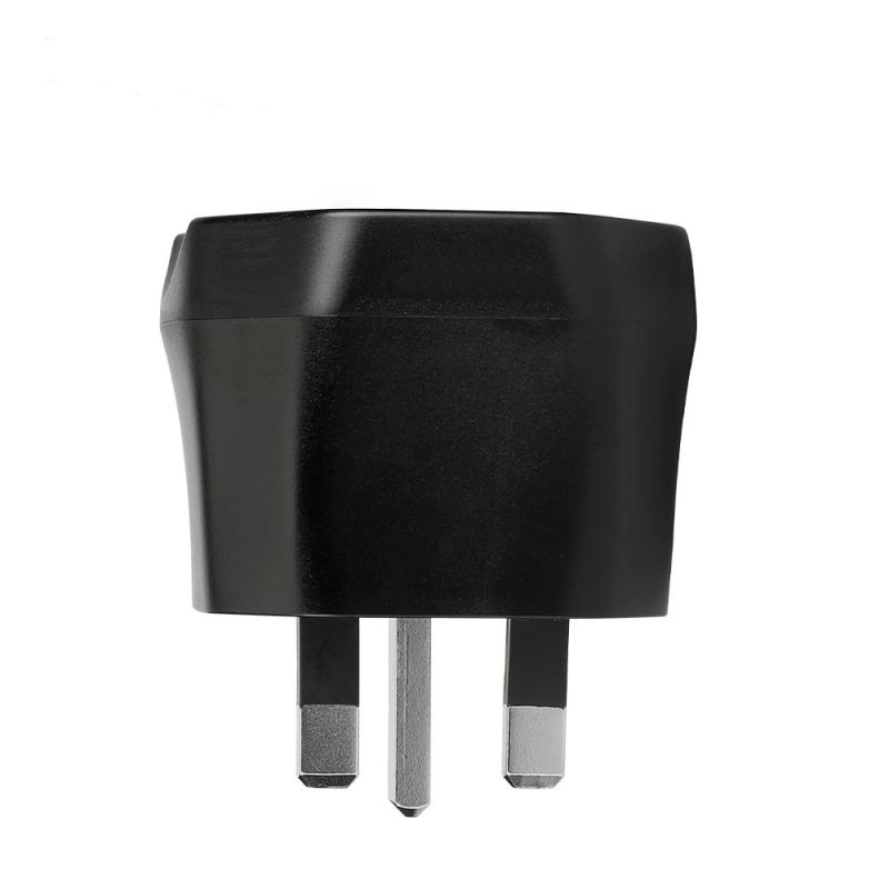 Адаптер Essager EU - UK (F/M) Black (ECTZH-YCC01-Z)