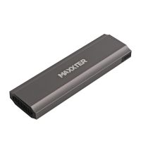 Внешний карман Maxxter M.2 NVMe PCIe, USB 3.1 Type-C Gen2, Metal, Black (EHDE-2280S-02)