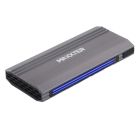Внешний карман Maxxter M.2 NVMe PCIe, USB 3.1 Type-C Gen2, RGB, Metal, Black (EHDE-2280SRGB-01)