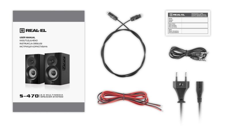 Акустическая система REAL-EL S-470 Black (EL121200018)