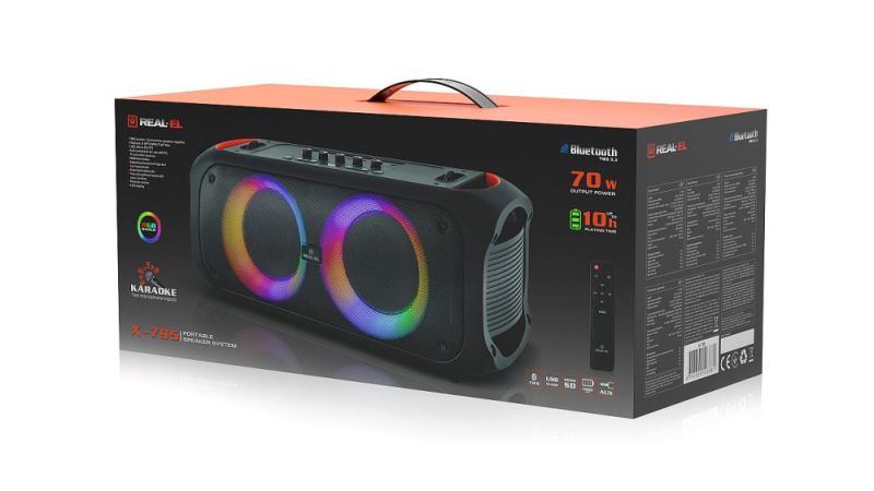 Акустична система REAL-EL X-795 Black (EL121600022)