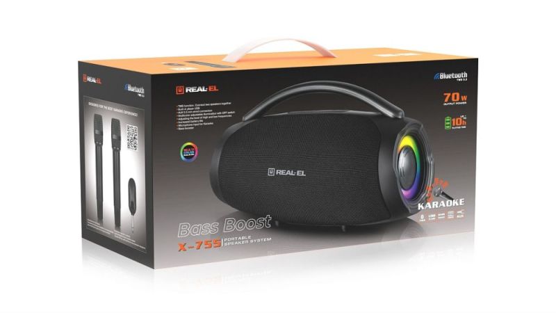 Акустическая система REAL-EL X-755 Black (EL121600031)