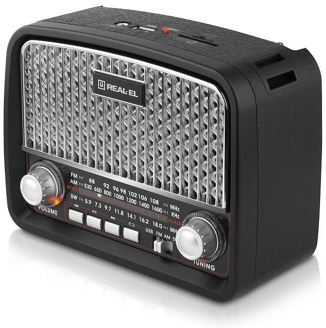 Радиоприемник REAL-EL X-520 Black (EL121800006)