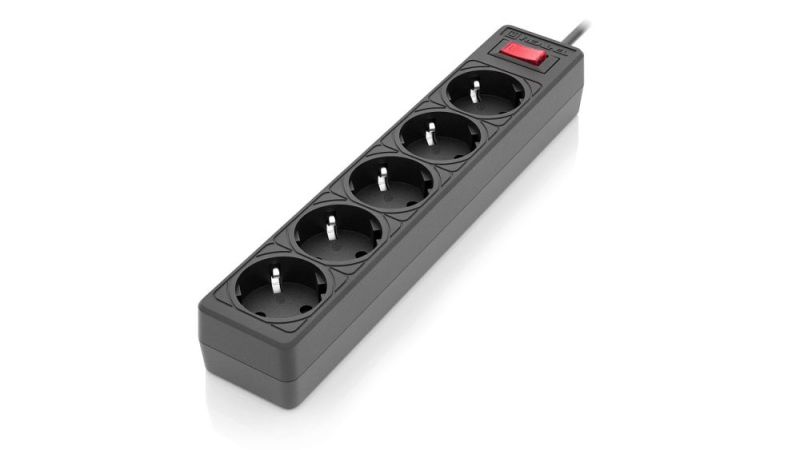 Фильтр питания REAL-EL RS-Protect 505 1.8 м Black (EL122300044)