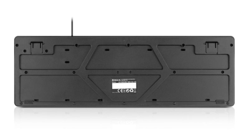 Комплект (клавіатура, миша) REAL-EL Standard 504 Kit Black (EL123100037)