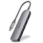 USB-хаб REAL-EL CQ-415 USB Type-C 4-в-1 (EL123110001)