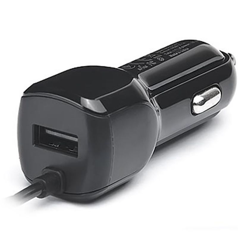 Автомобильное зарядное устройство REAL-EL CA-15 (2USB, 2.1A) Black + кабель microUSB (EL123160009)
