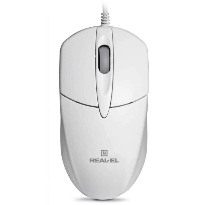 Миша REAL-EL RM-211 White (EL123200014)