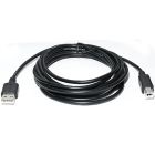 Кабель REAL-EL Pro USB - USB Type-B V 2.0 (M/M), 2 м, черный (EL123500026)