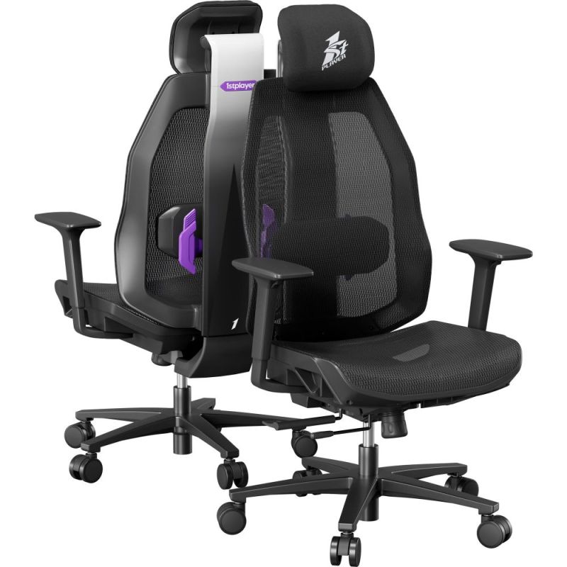 Крісло для геймерів 1stPlayer Ergo Aero (ERGO-AR-BK)