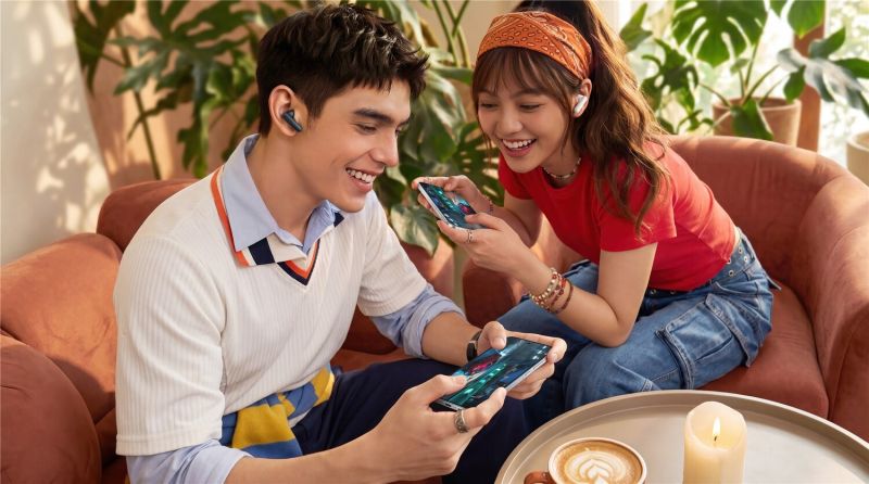 Bluetooth-гарнитура Oppo Enco Air5s Lunar White (ETEF1 White)