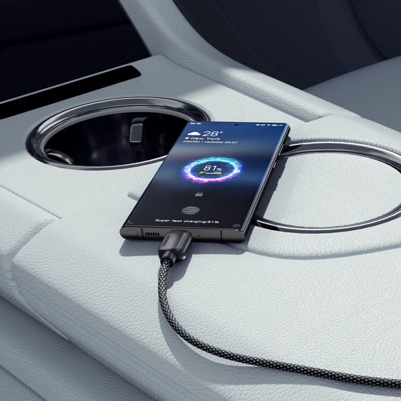 Кабель Essager Breeze USB Type-C - USB Type-C (M/M), 100W, 2 м Blue (EXCTT1-WLA03-P)